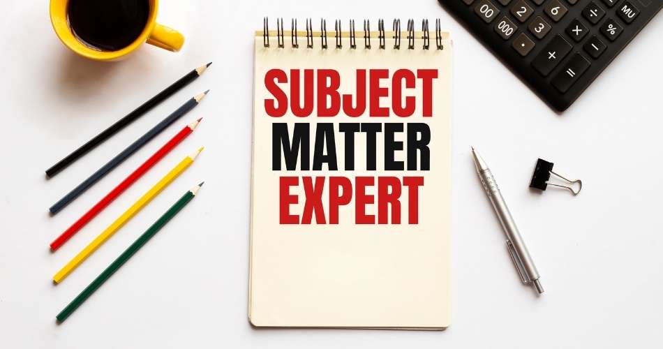 Subject Matter Expert